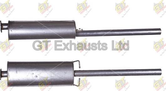 GT Exhausts GFE1041 - Средний глушитель выхлопных газов autosila-amz.com