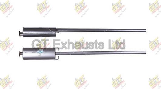 GT Exhausts GFE1043 - Средний глушитель выхлопных газов autosila-amz.com