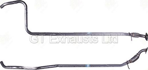 GT Exhausts GFE1068 - Труба выхлопного газа autosila-amz.com