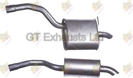 GT Exhausts GFE1009 - Глушитель выхлопных газов, конечный autosila-amz.com