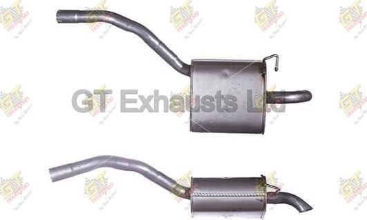 GT Exhausts GFE1007 - Глушитель выхлопных газов, конечный autosila-amz.com