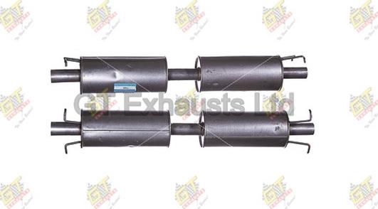 GT Exhausts GFE888 - Средний глушитель выхлопных газов autosila-amz.com