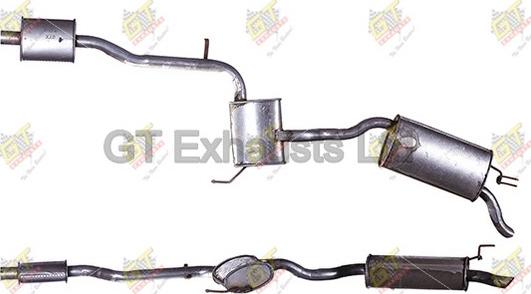 GT Exhausts GFT515 - Глушитель выхлопных газов, конечный autosila-amz.com