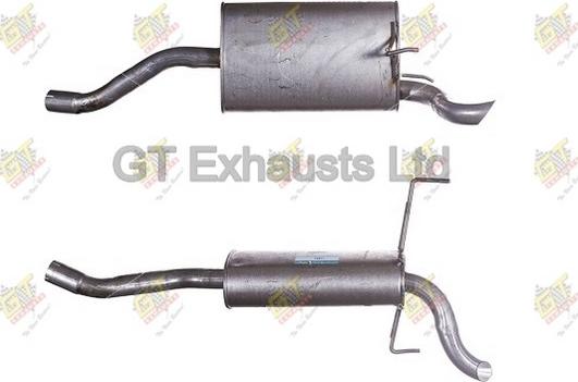 GT Exhausts GFT661 - Глушитель выхлопных газов, конечный autosila-amz.com