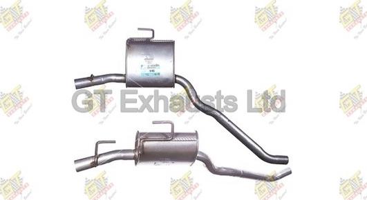 GT Exhausts GGM441 - Средний глушитель выхлопных газов autosila-amz.com