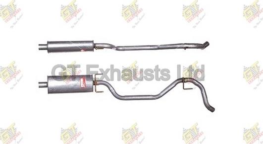 GT Exhausts GGM455 - Средний глушитель выхлопных газов autosila-amz.com