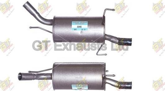 GT Exhausts GGM435 - Глушитель выхлопных газов, конечный autosila-amz.com