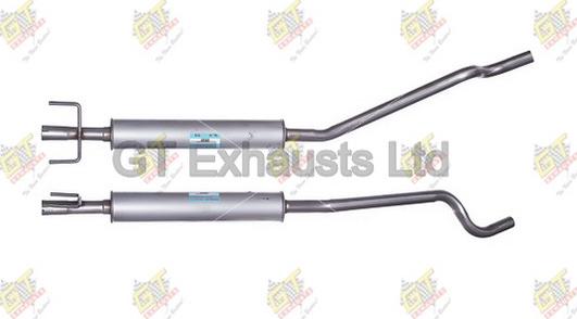 GT Exhausts GGM509 - Средний глушитель выхлопных газов autosila-amz.com