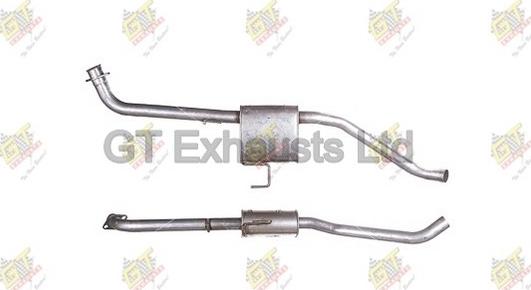 GT Exhausts GGM181 - Средний глушитель выхлопных газов autosila-amz.com