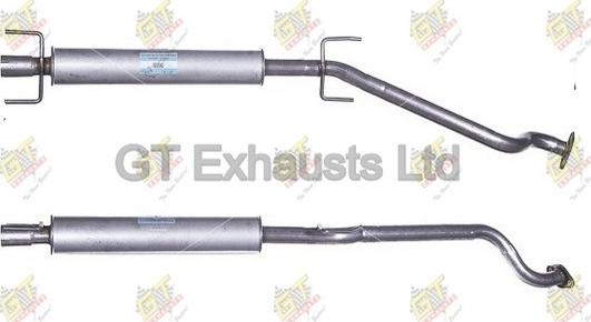 GT Exhausts GGM330 - Средний глушитель выхлопных газов autosila-amz.com