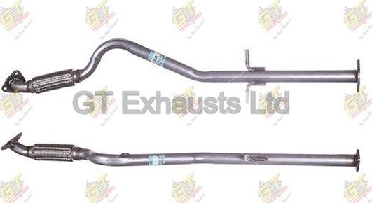 GT Exhausts GGM706 - Труба выхлопного газа autosila-amz.com