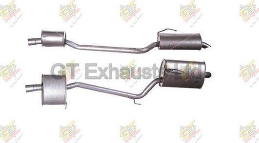 GT Exhausts GHA388 - Глушитель выхлопных газов, конечный autosila-amz.com