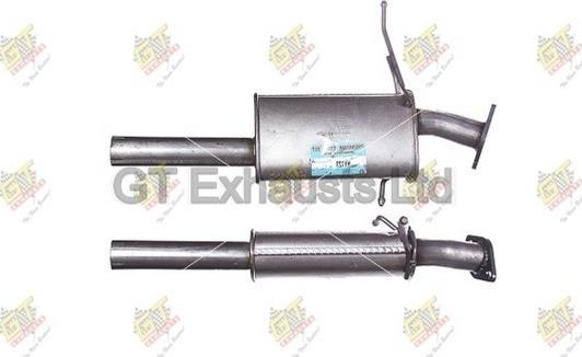 GT Exhausts GHY124 - Средний глушитель выхлопных газов autosila-amz.com