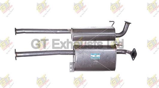 GT Exhausts GIZ032 - Средний глушитель выхлопных газов autosila-amz.com