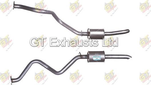 GT Exhausts GLR176 - Глушитель выхлопных газов, конечный autosila-amz.com