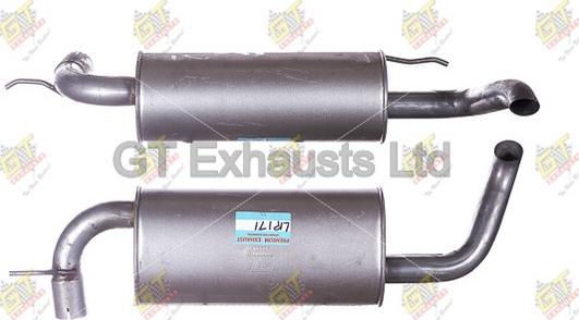 GT Exhausts GLR171 - Глушитель выхлопных газов, конечный autosila-amz.com