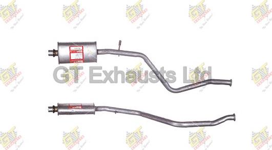 GT Exhausts GPG412 - Средний глушитель выхлопных газов autosila-amz.com