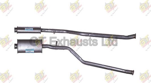 GT Exhausts GPG575 - Средний глушитель выхлопных газов autosila-amz.com