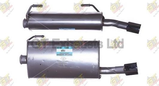 GT Exhausts GPG571 - Глушитель выхлопных газов, конечный autosila-amz.com