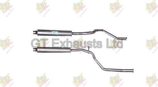 GT Exhausts GPG653 - Средний глушитель выхлопных газов autosila-amz.com