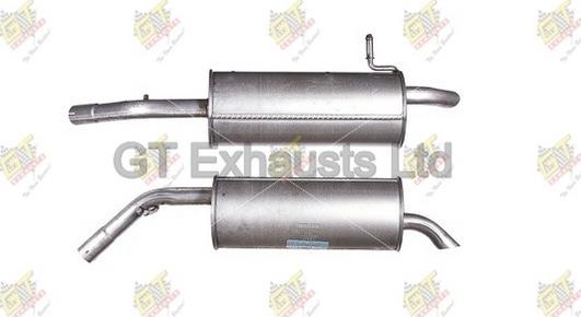 GT Exhausts GPG812 - Глушитель выхлопных газов, конечный autosila-amz.com