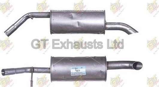 GT Exhausts GPG834 - Глушитель выхлопных газов, конечный autosila-amz.com