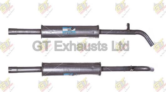 GT Exhausts GRN934 - Средний глушитель выхлопных газов autosila-amz.com