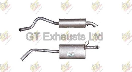 GT Exhausts GRN749 - Глушитель выхлопных газов, конечный autosila-amz.com