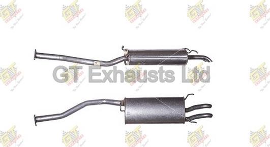 GT Exhausts GRR148 - Глушитель выхлопных газов, конечный autosila-amz.com