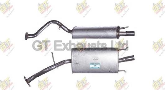 GT Exhausts GRR304 - Глушитель выхлопных газов, конечный autosila-amz.com