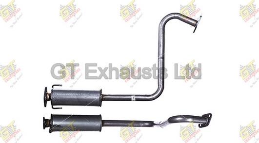 GT Exhausts GRR312 - Средний глушитель выхлопных газов autosila-amz.com