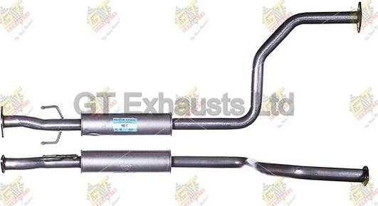 GT Exhausts GRR317 - Средний глушитель выхлопных газов autosila-amz.com