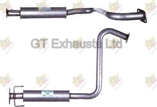 GT Exhausts GRR339 - Средний глушитель выхлопных газов autosila-amz.com