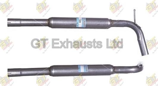 GT Exhausts GSE027 - Средний глушитель выхлопных газов autosila-amz.com