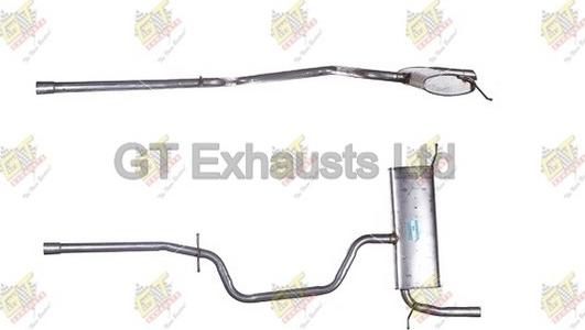 GT Exhausts GSE171 - Глушитель выхлопных газов, конечный autosila-amz.com