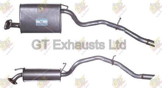 GT Exhausts GSZ130 - Глушитель выхлопных газов, конечный autosila-amz.com