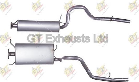 GT Exhausts GSZ122 - Глушитель выхлопных газов, конечный autosila-amz.com
