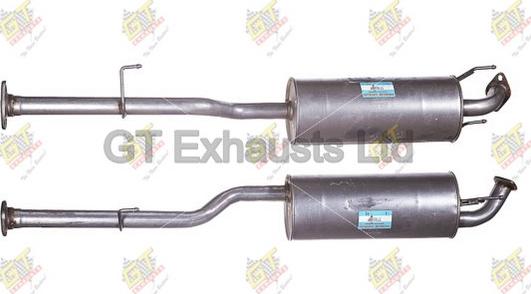 GT Exhausts GTT765IMP - Средний глушитель выхлопных газов autosila-amz.com