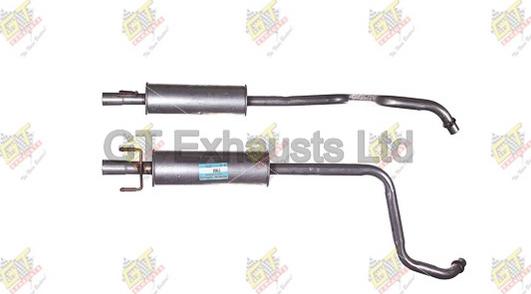 GT Exhausts GTY653 - Средний глушитель выхлопных газов autosila-amz.com