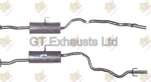 GT Exhausts GTY364 - Глушитель выхлопных газов, конечный autosila-amz.com