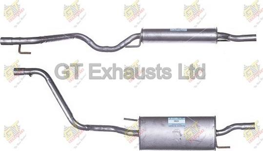 GT Exhausts GVW250 - Глушитель выхлопных газов, конечный autosila-amz.com