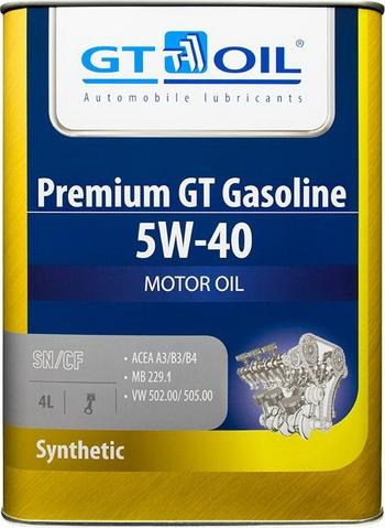 GT Oil 8809059407226 - Масло моторное полусинтетическое Premium GT Gasoline 5W-40, 4л autosila-amz.com