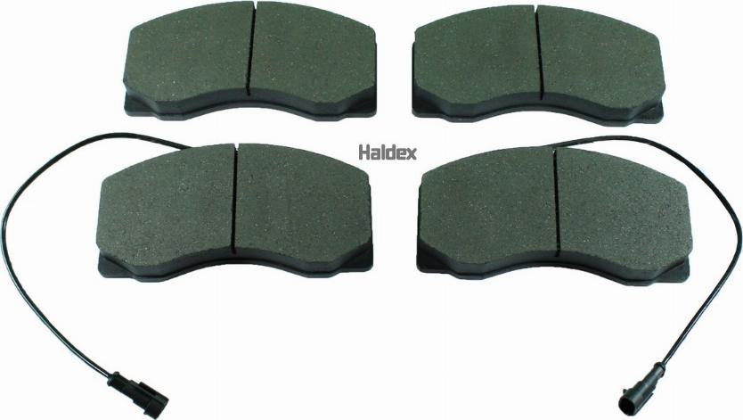 Haldex 1910779010 - Тормозные колодки, дисковые, комплект autosila-amz.com