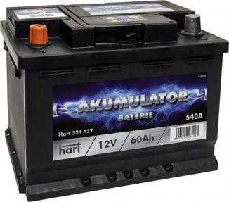 Hart 524 427 - Стартерная аккумуляторная батарея, АКБ autosila-amz.com
