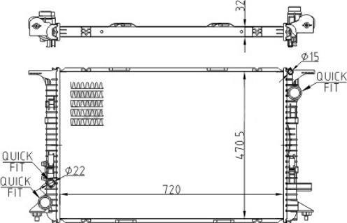 Hart 643 021 - Радиатор, охлаждение двигателя autosila-amz.com