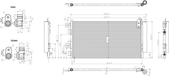 Hart 606 052 - Конденсатор кондиционера autosila-amz.com