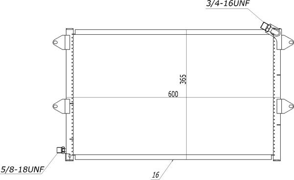 Hart 606 214 - Конденсатор кондиционера autosila-amz.com