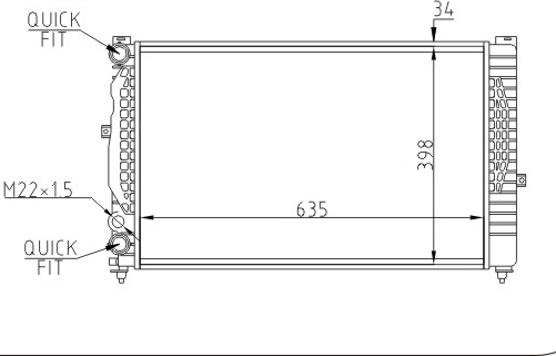 Hart 603 871 - Радиатор, охлаждение двигателя autosila-amz.com