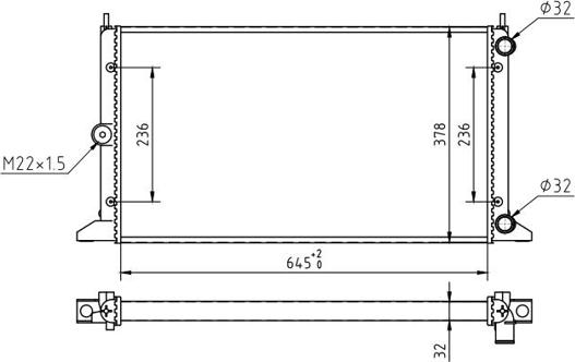 Hart 602 179 - Радиатор, охлаждение двигателя autosila-amz.com