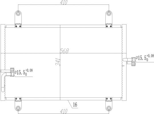 Hart 619 499 - Конденсатор кондиционера autosila-amz.com